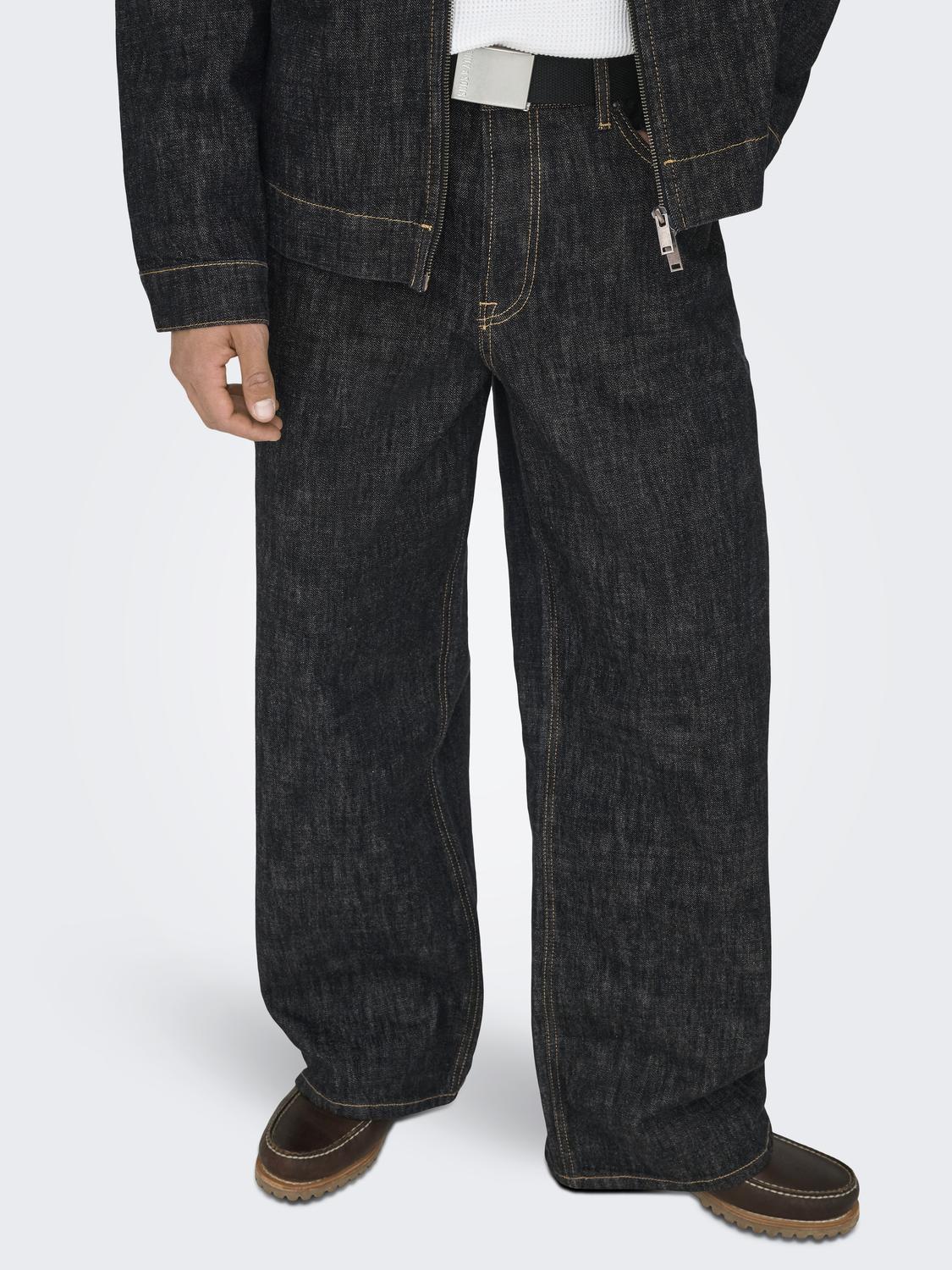ONSREMI WIDE BLACK RINSE 8567 DOT DNM - 4