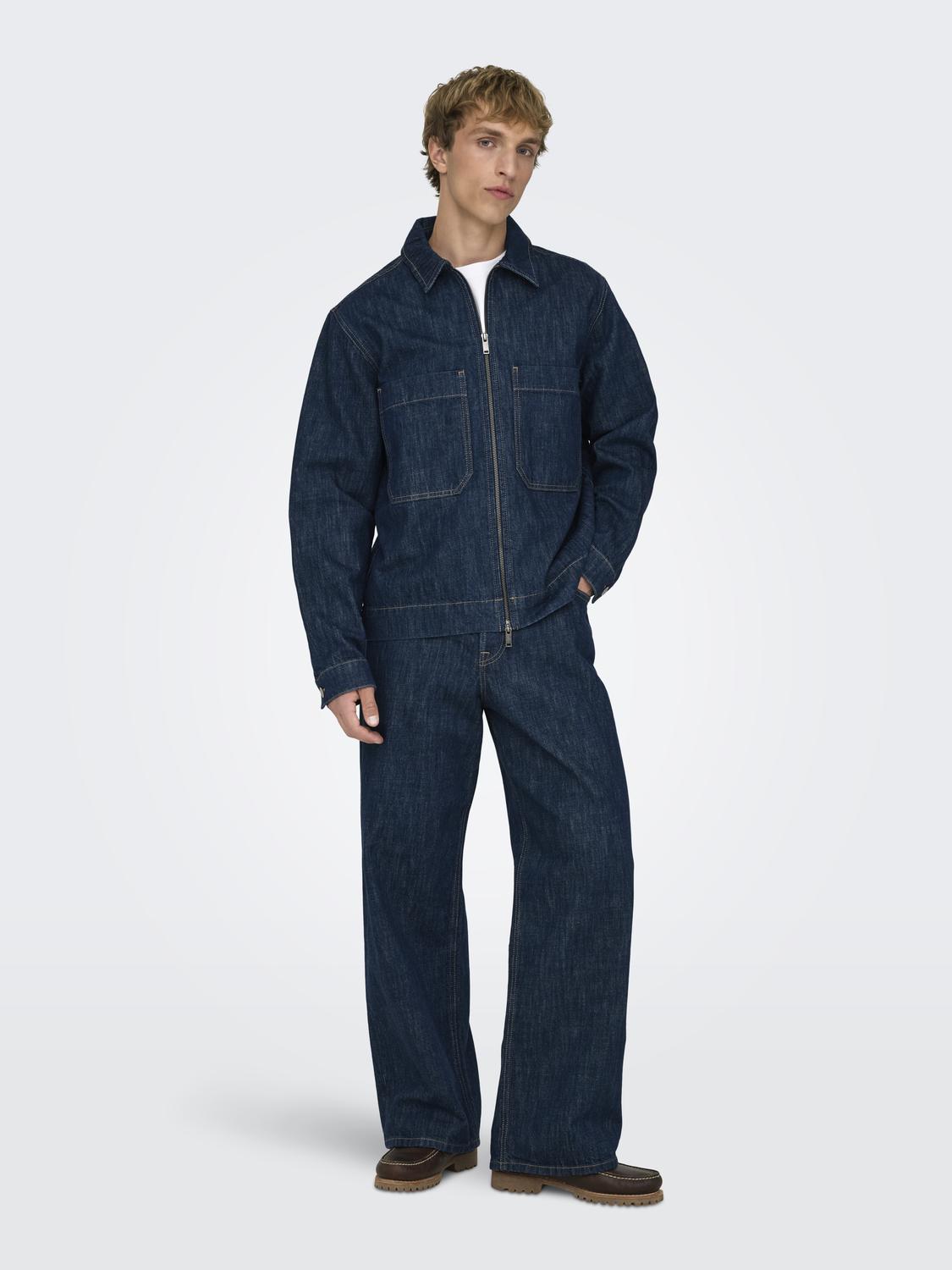 ONSCASSEL DMB RINSE 8541 DOT DNM JACKET - 7