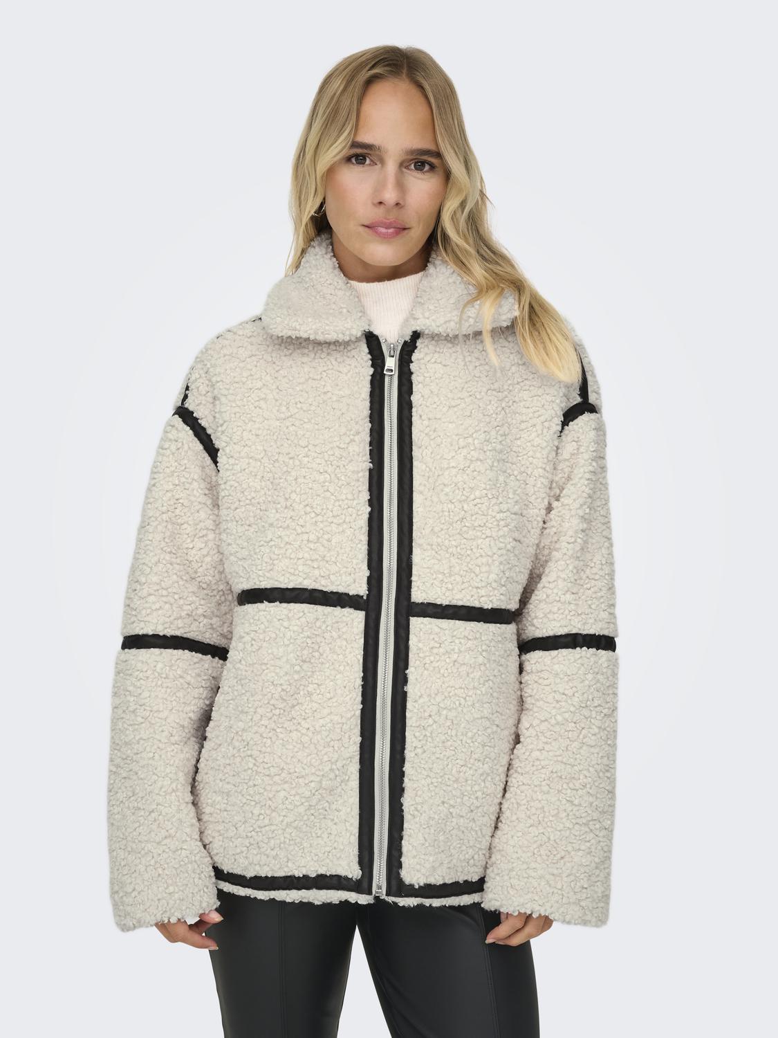 ONLPARIS TEDDY JACKET LIFE OTW OS - 5