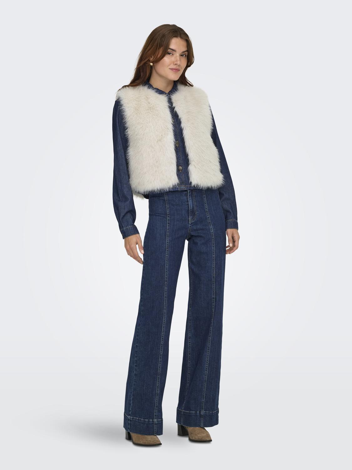 JDYORA FAUX FUR WAISTCOAT OTW QIQ NOOS - 6