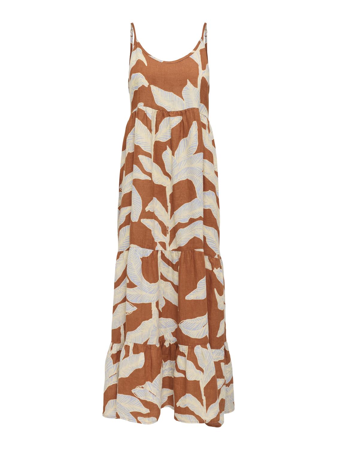 PGBLANCA Elegante zomer mouwloze jurk met O-hals voor dames