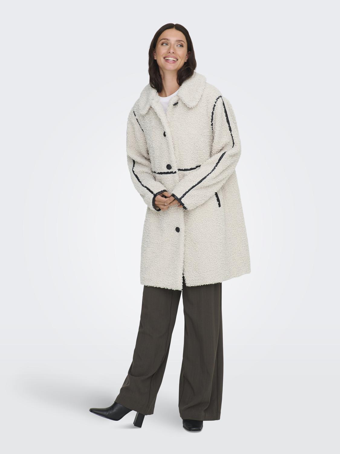 ONLRUBI SHEARLING COAT OS OTW - 6
