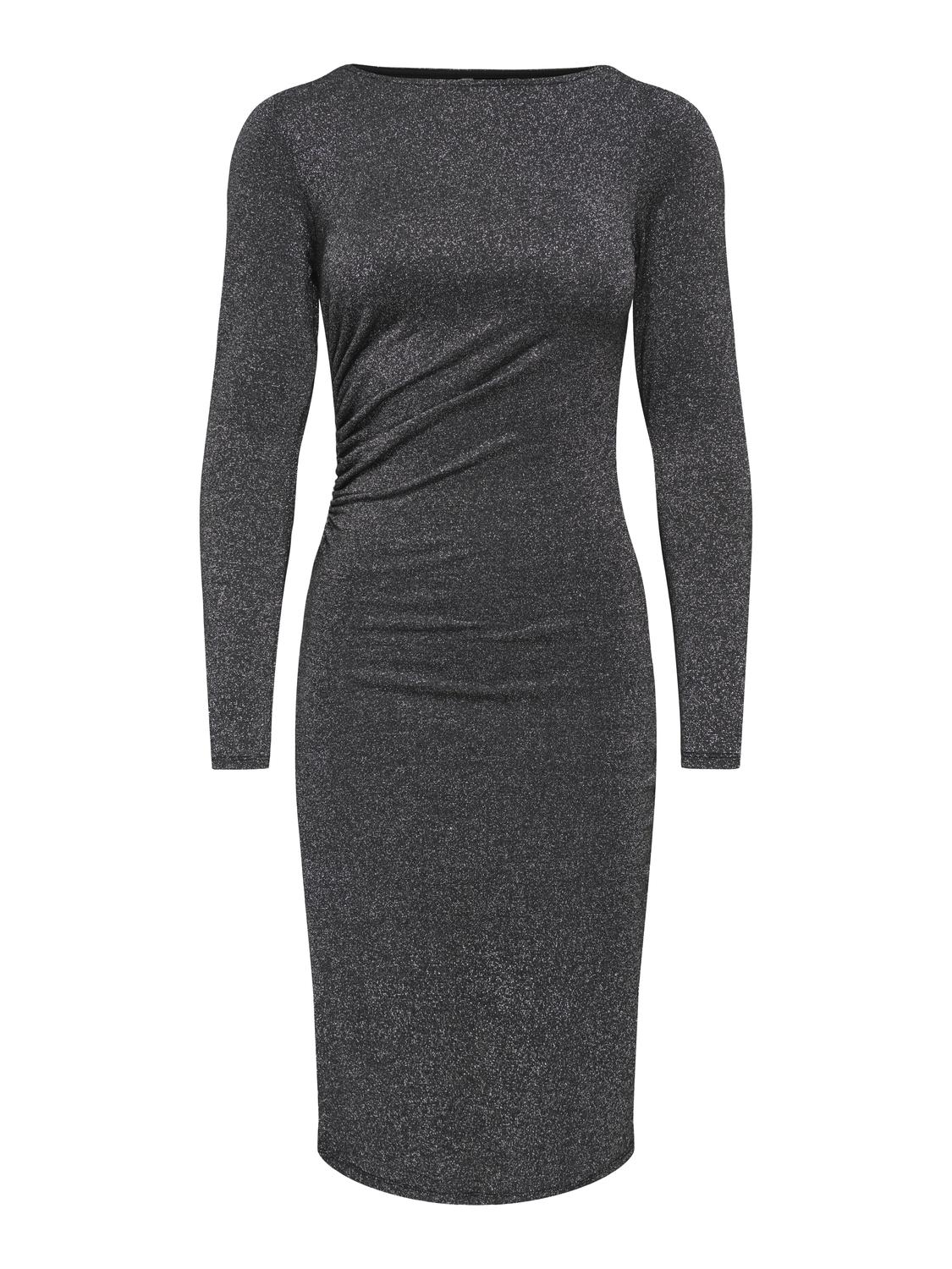 PGJOSIE L/S GLITTER DRESS JRS