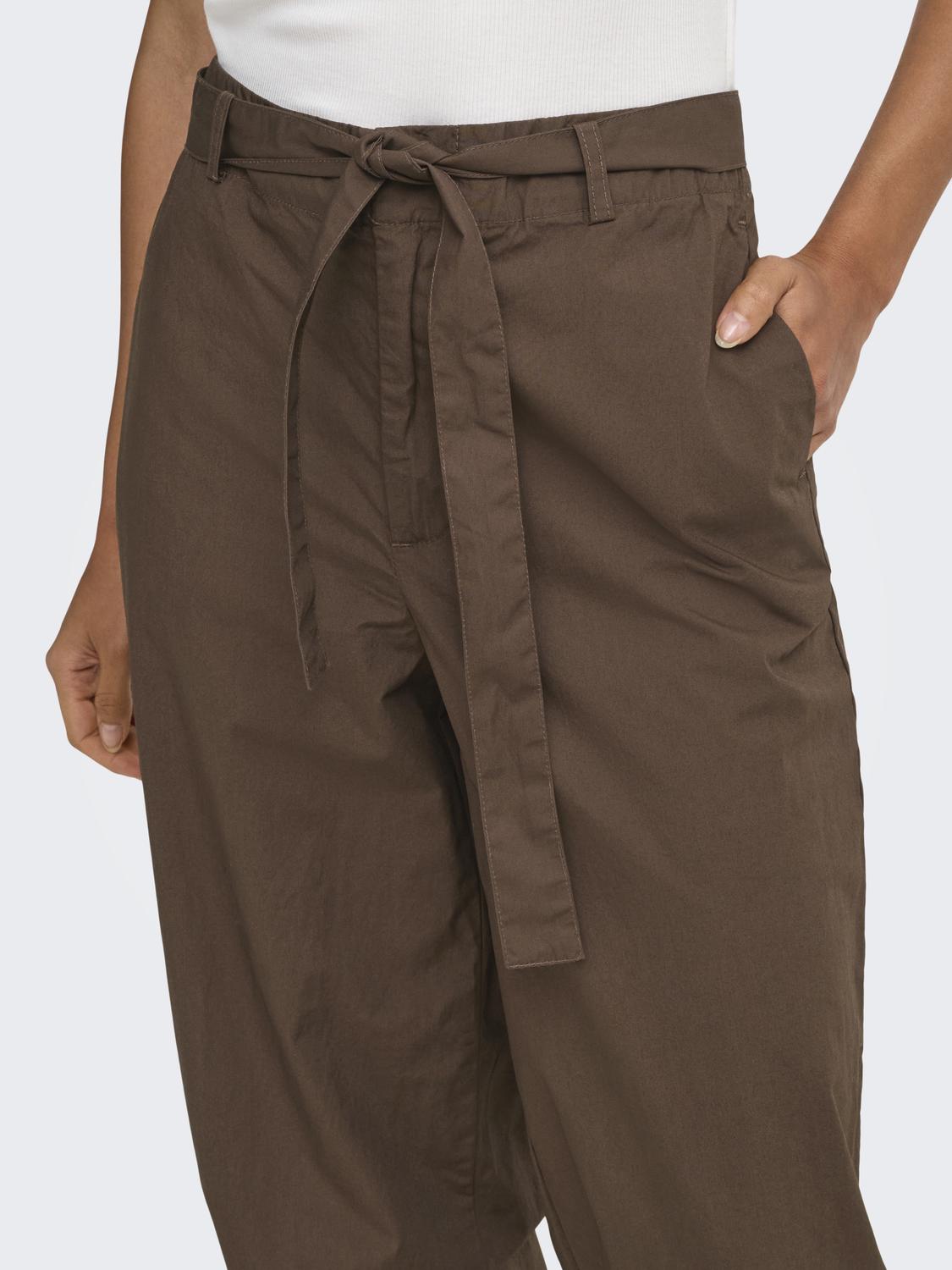 ONLSERNIE MW BUTTON STRIGHT PANT PNT - 4