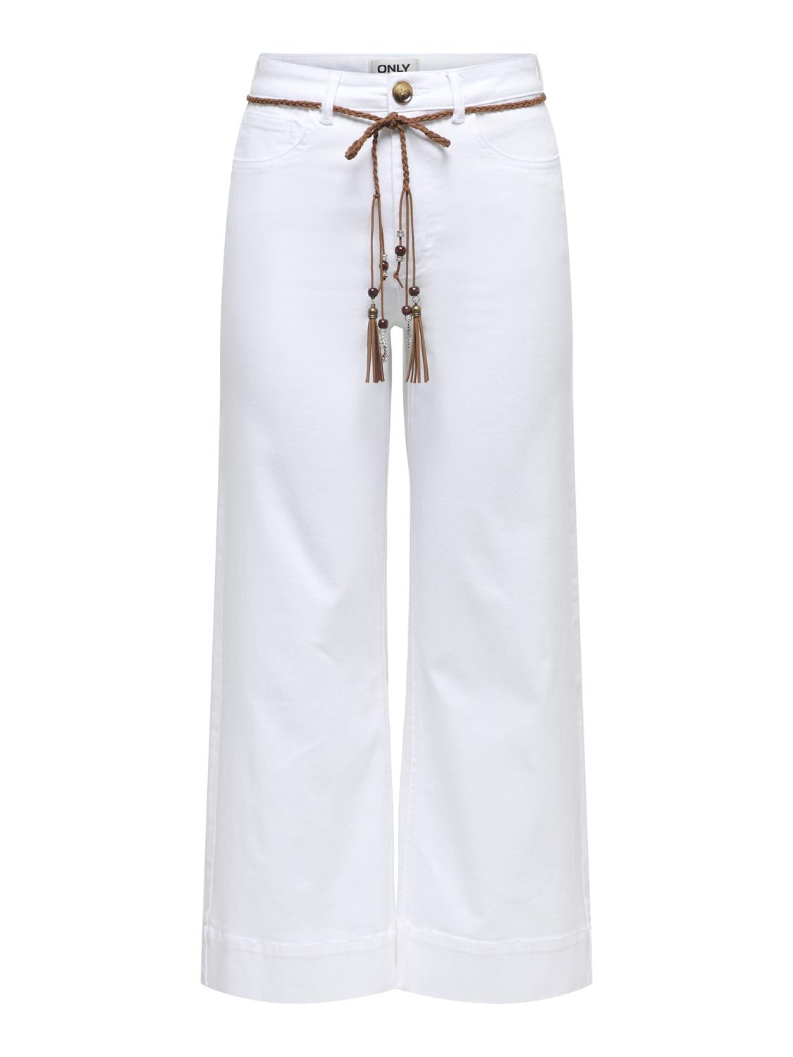 ONLMADISON HW BELT WD CRP WHI DNM GUA000 - 3