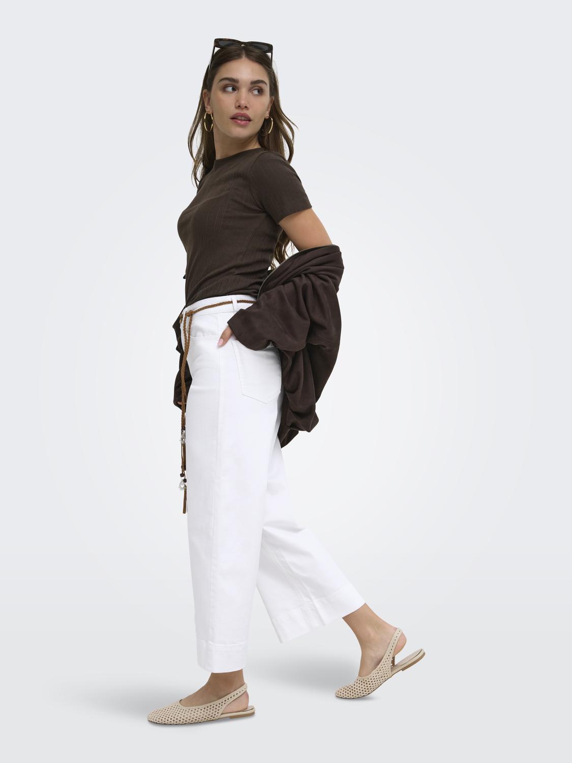 ONLMADISON HW BELT WD CRP WHI DNM GUA000 - 4