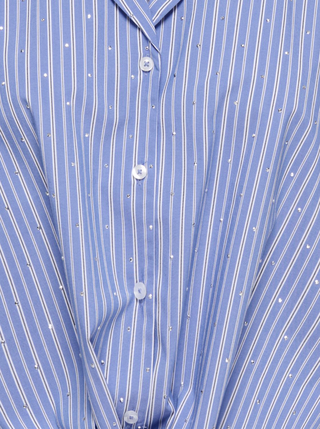 JDYMIO S/S RHINESTONE KNOT SHIRT WVN EXP - 2