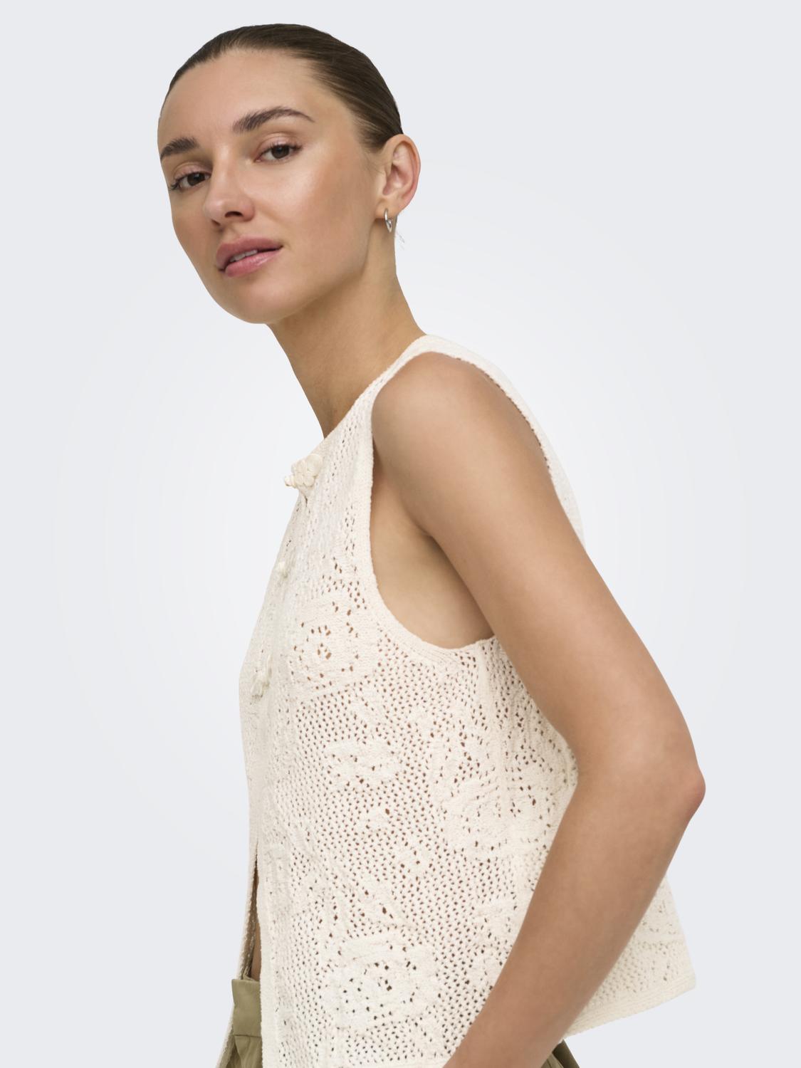 JDYCHRISTA S/L DETAIL VEST KNT - 5