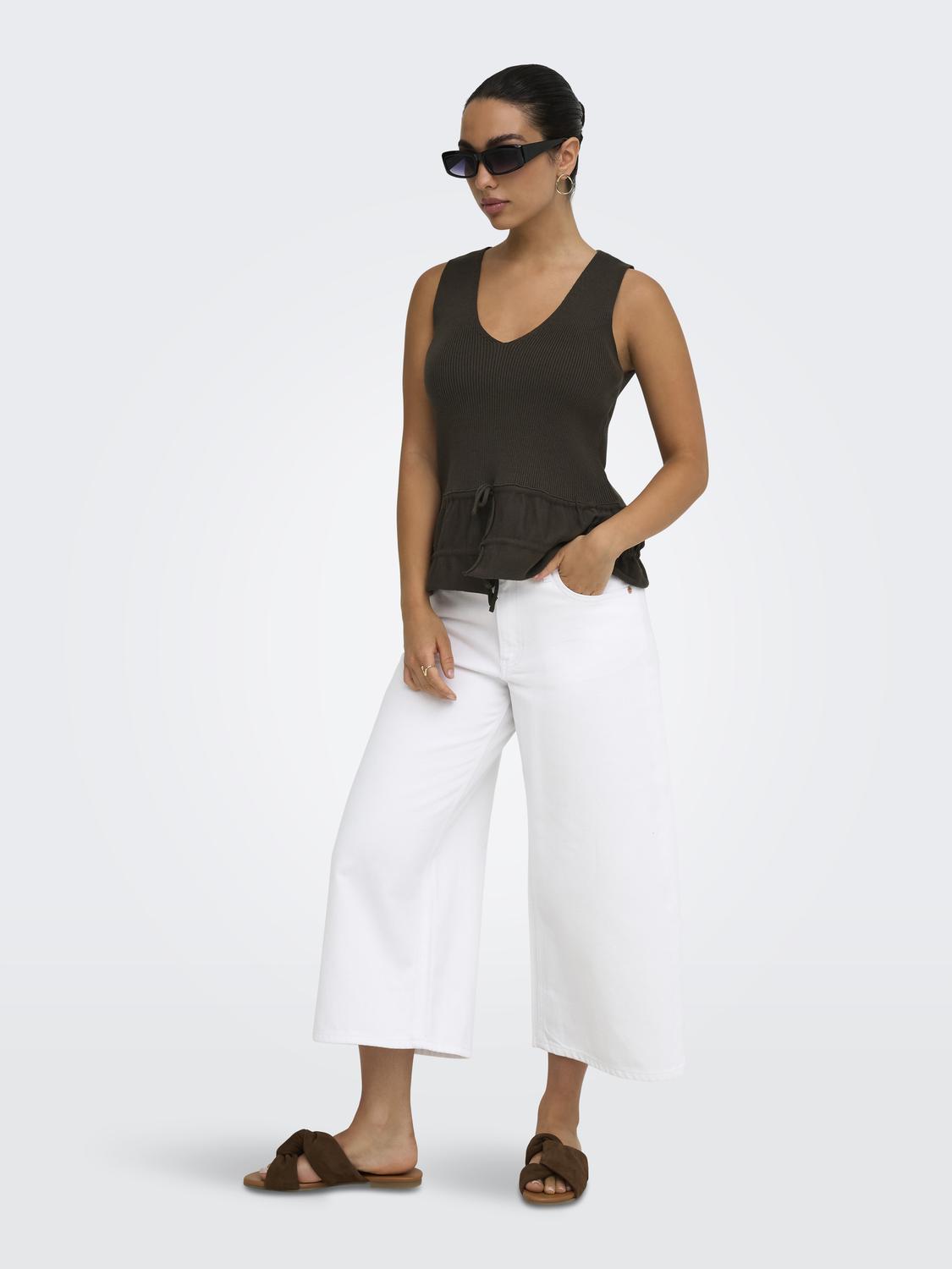 ONLNILA SL V-NECK DETAIL EX KNT - 6