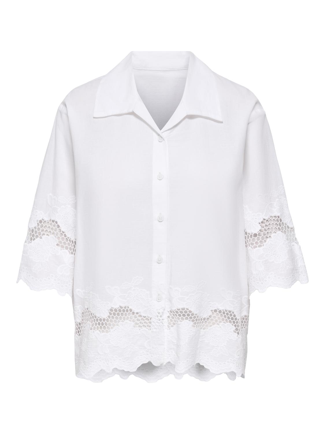 JDYSVEA 2/4 EMB SHIRT WVN EXP - 3