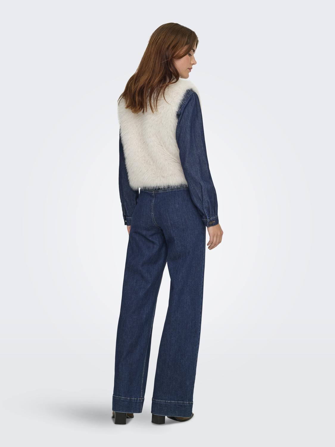 JDYORA FAUX FUR WAISTCOAT OTW QIQ NOOS - 2