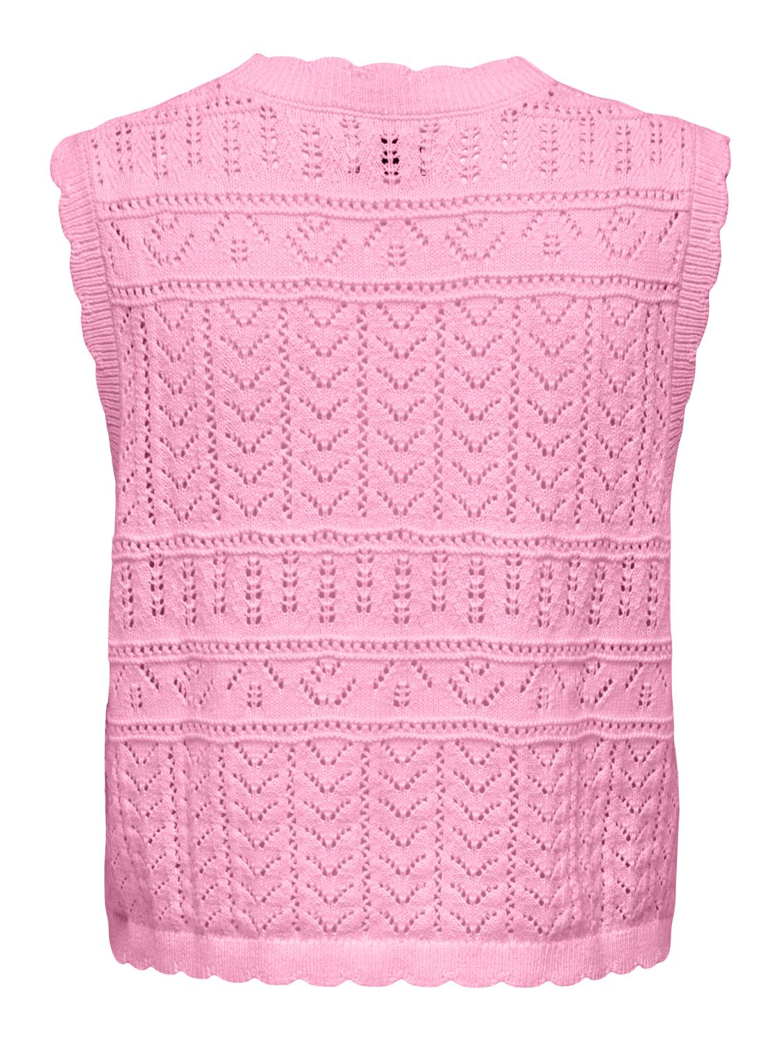 ONLIRINA Cardigan à col en V avec ourlet côtelé pour le printemps/été - 7