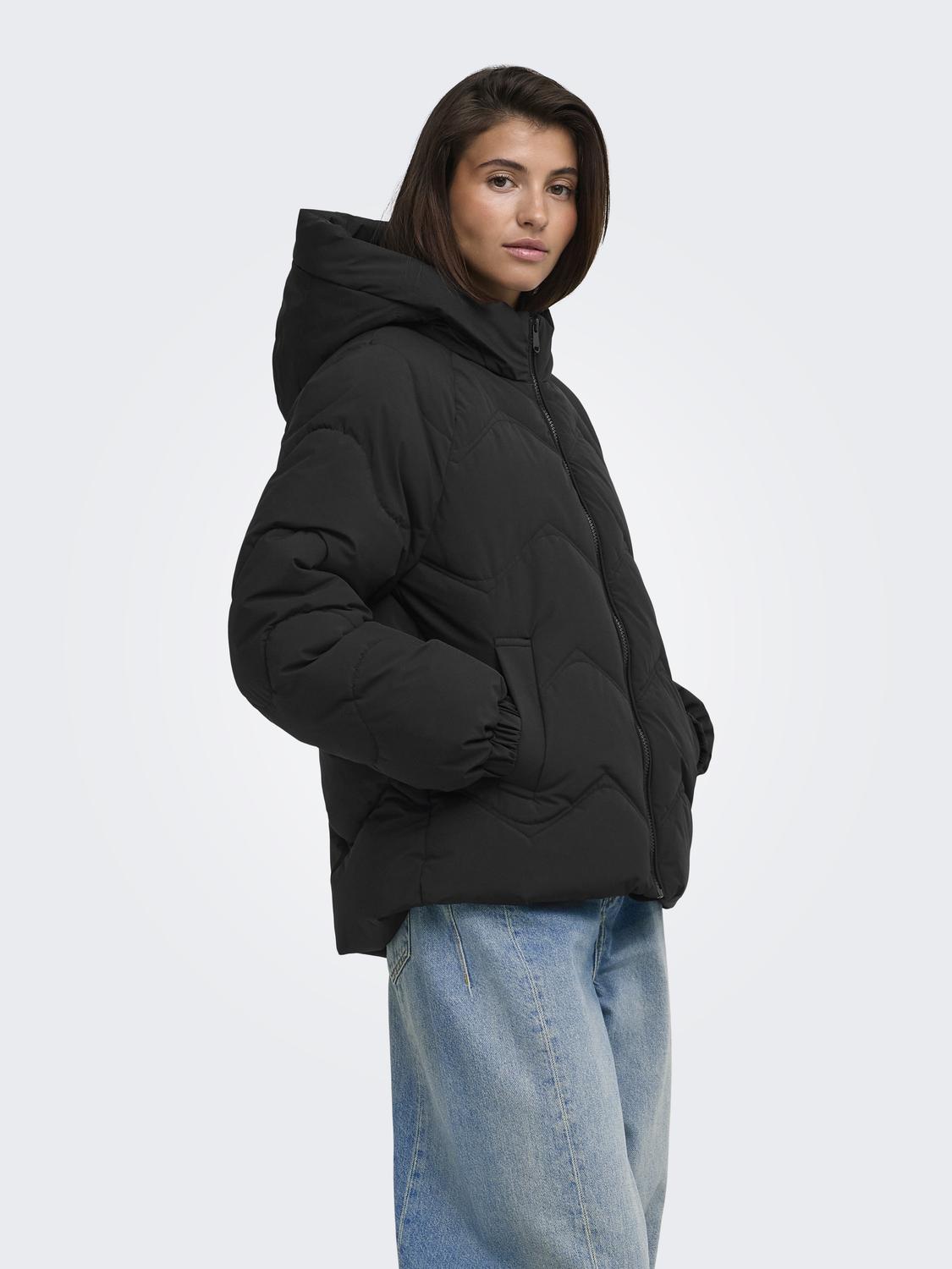 JDYPOWER SHORT HOOD PUFFER OTW HAB