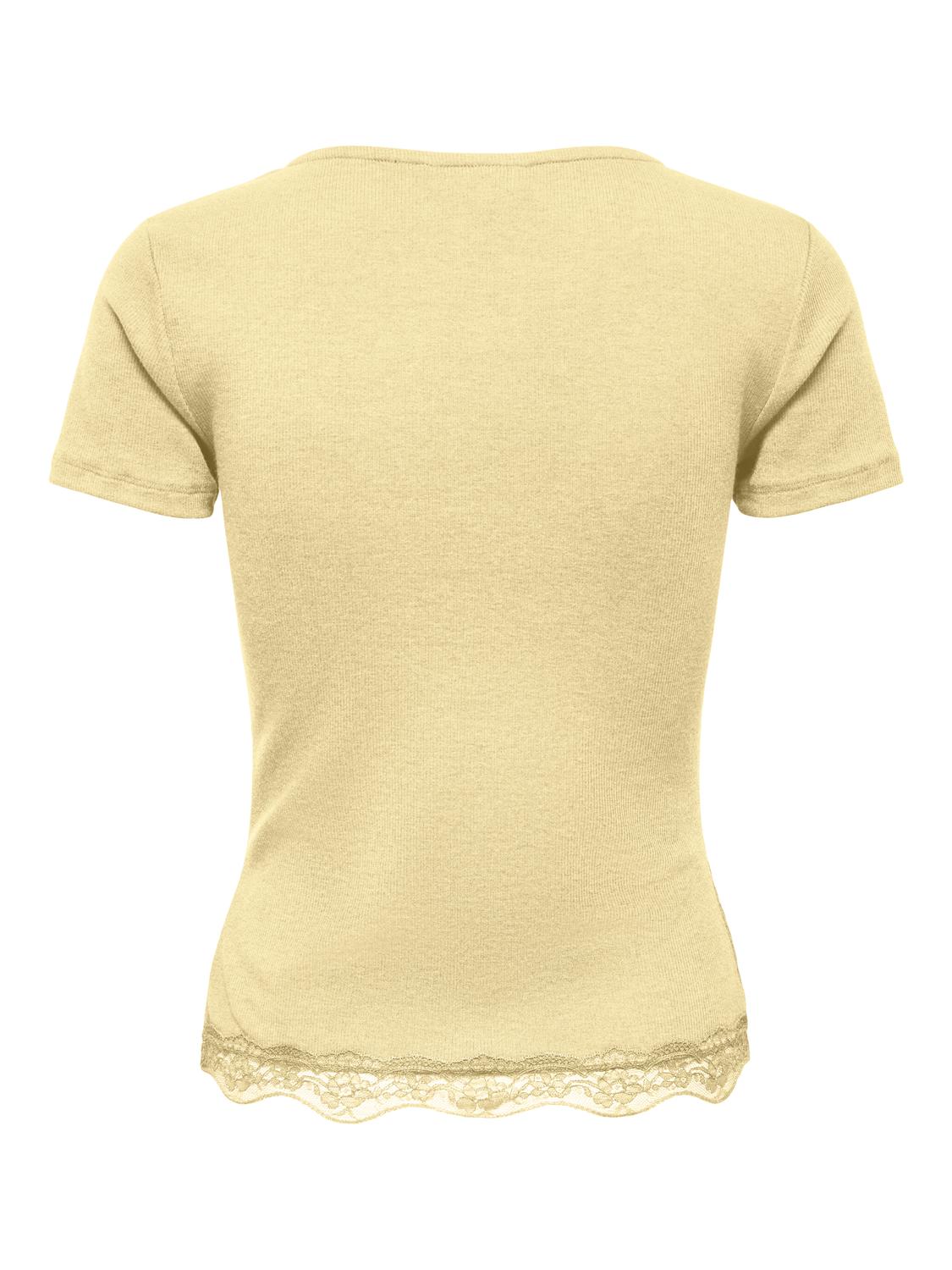 PGFRANCESCA V-NECK LACE S/S T-SHIRT JRS - 3