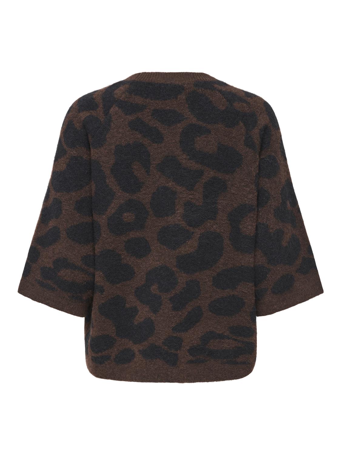 PGBELLA JACQUARD 3/4 PULLOVER KNT - 3