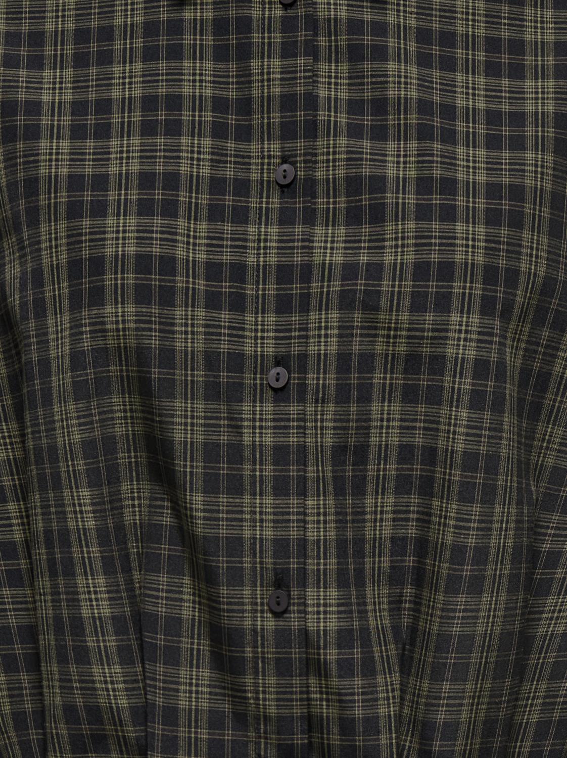 STUCARMEN L/S CHECK LOOSE SHIRT WVN - 4