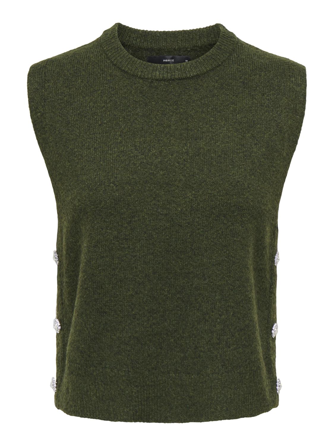 PGCARLA Mouwloos Herfst Winter Regular Fit Gebreid Vest