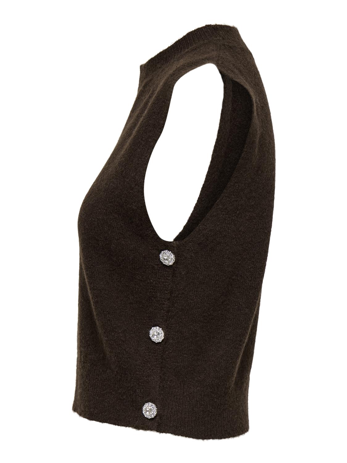 PGCARLA Mouwloos Herfst Winter Regular Fit Gebreid Vest - 2