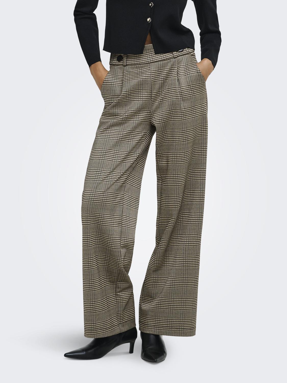 JDYGEGGO MIA LONG CHECK PANT JRS NOOS