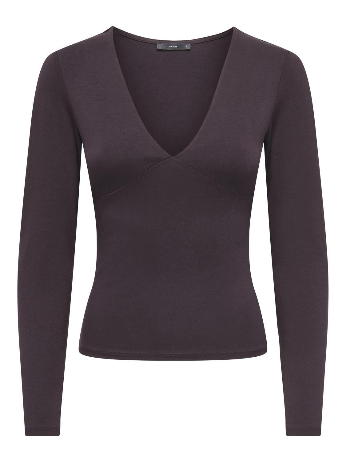 PGLULLA L/S V-NECK TOP JRS
