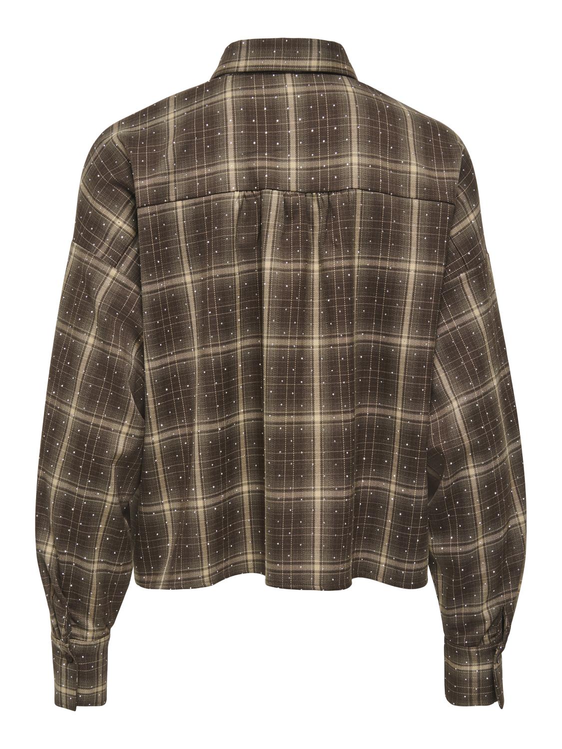 ONLILSTON LS GLITTER DETAIL SHIRT WVN - 3