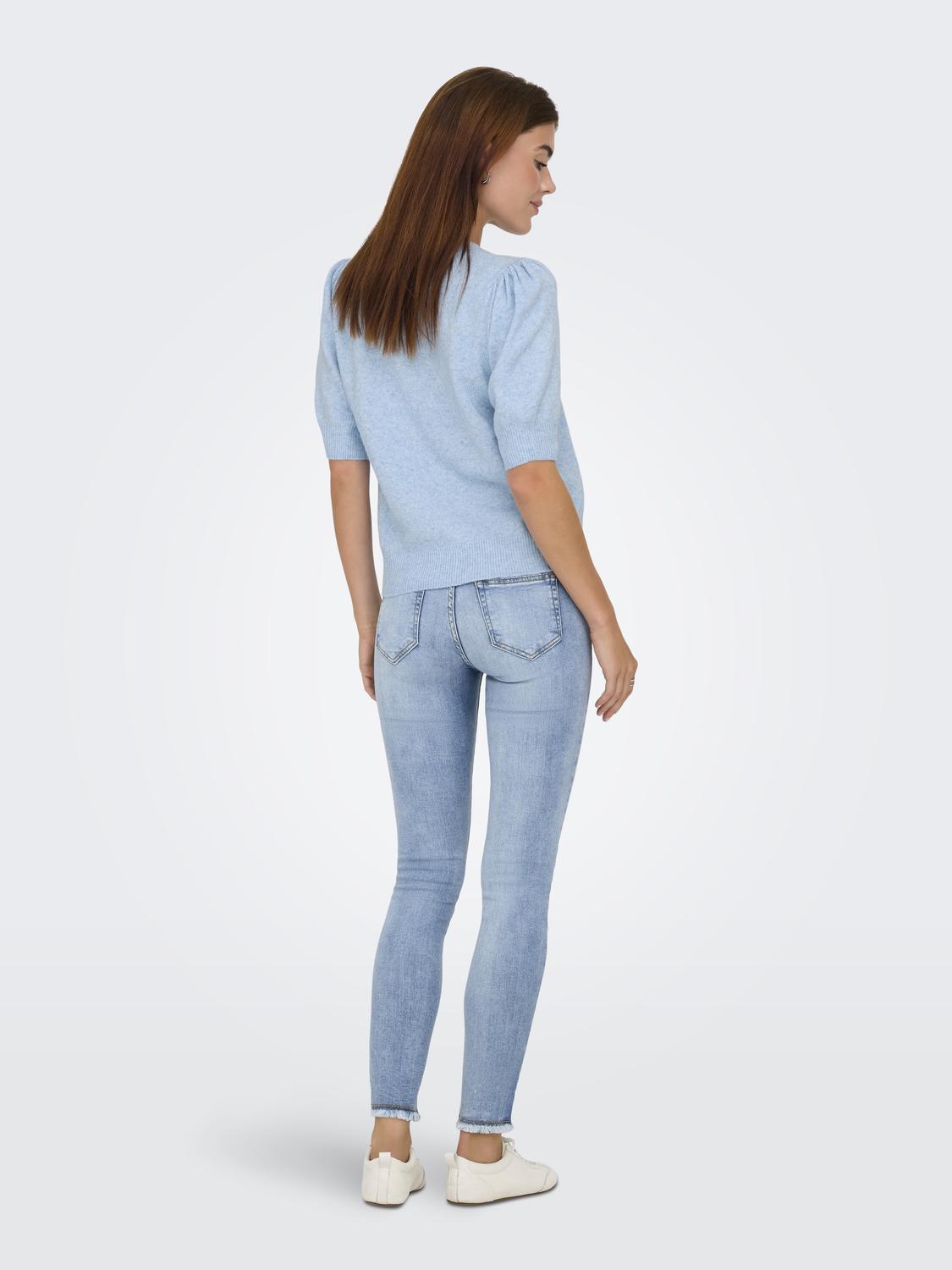 ONLRICA Lange ermer Strikket genser med O-halspassform - 2