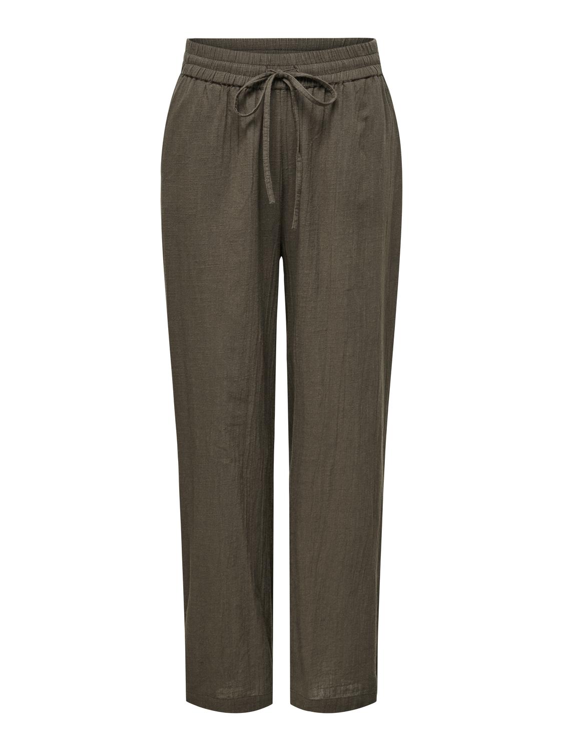 ONLTIZANA Grunnleggende elastisk midjebukse med sidelommer - 3