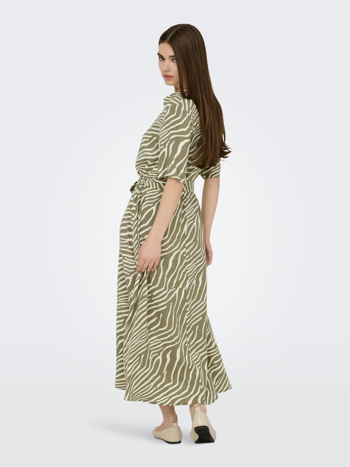 JDYSTARSEZEN LIFE 2/4 MIDIDRESS WVN NOOS