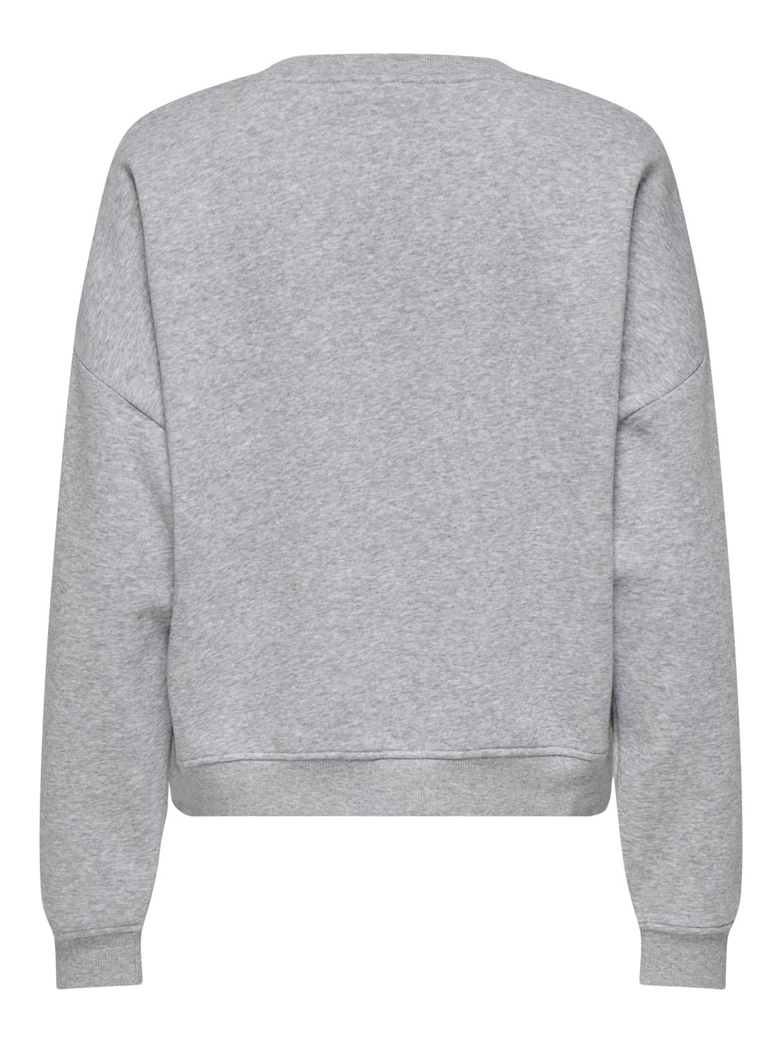 PGSWEAT Casual sweatshirt med O-hals og lange ærmer - 2