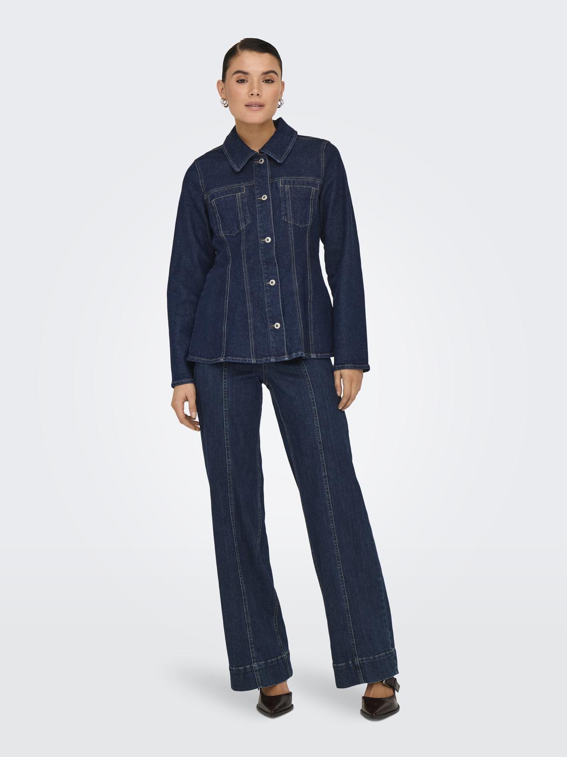ONLELLE L/S FITTED DNM JACKET GUA - 7