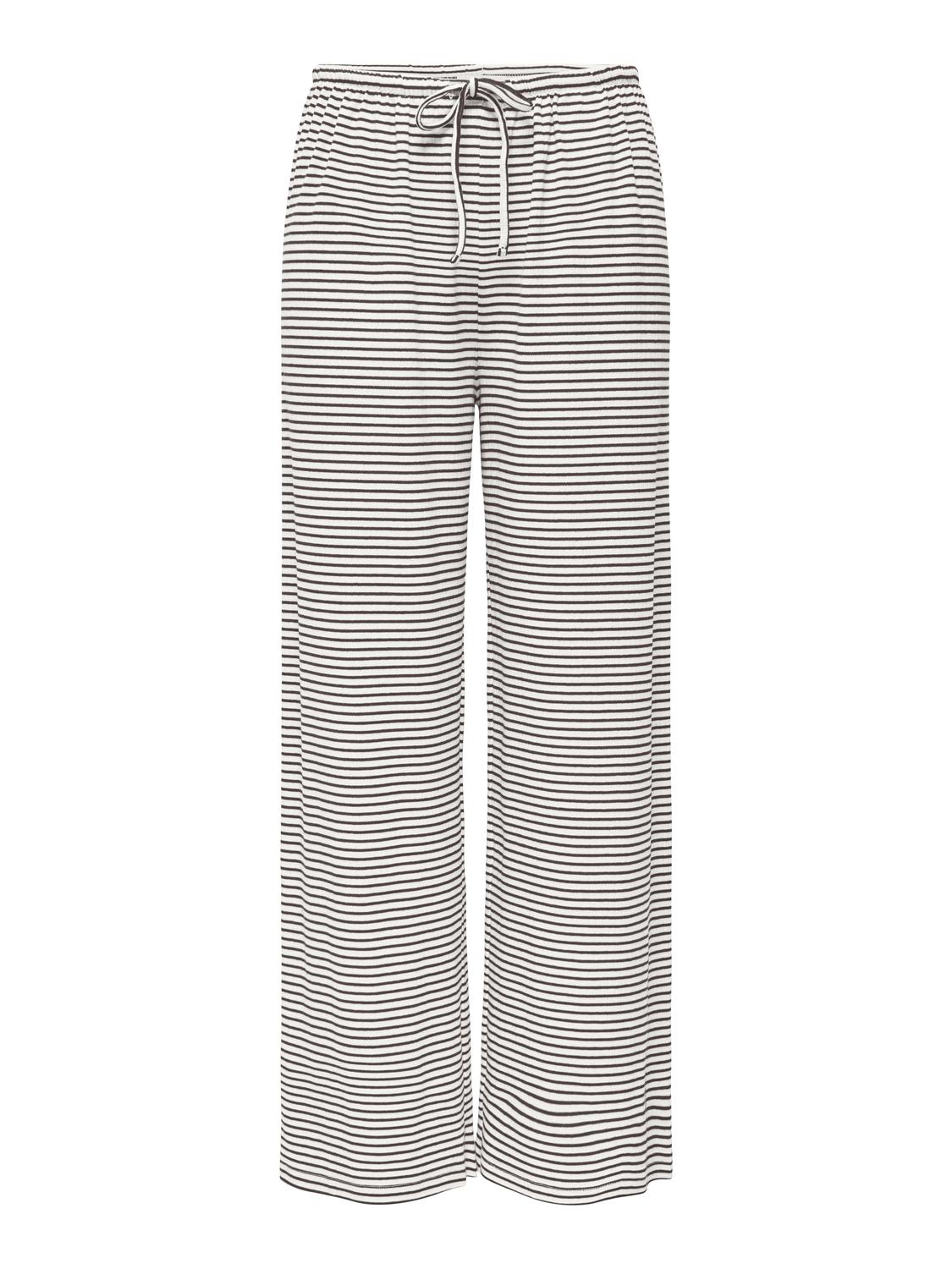 ONLSAGA Loose Fit Strikkede Bukser med Snøre Detalje