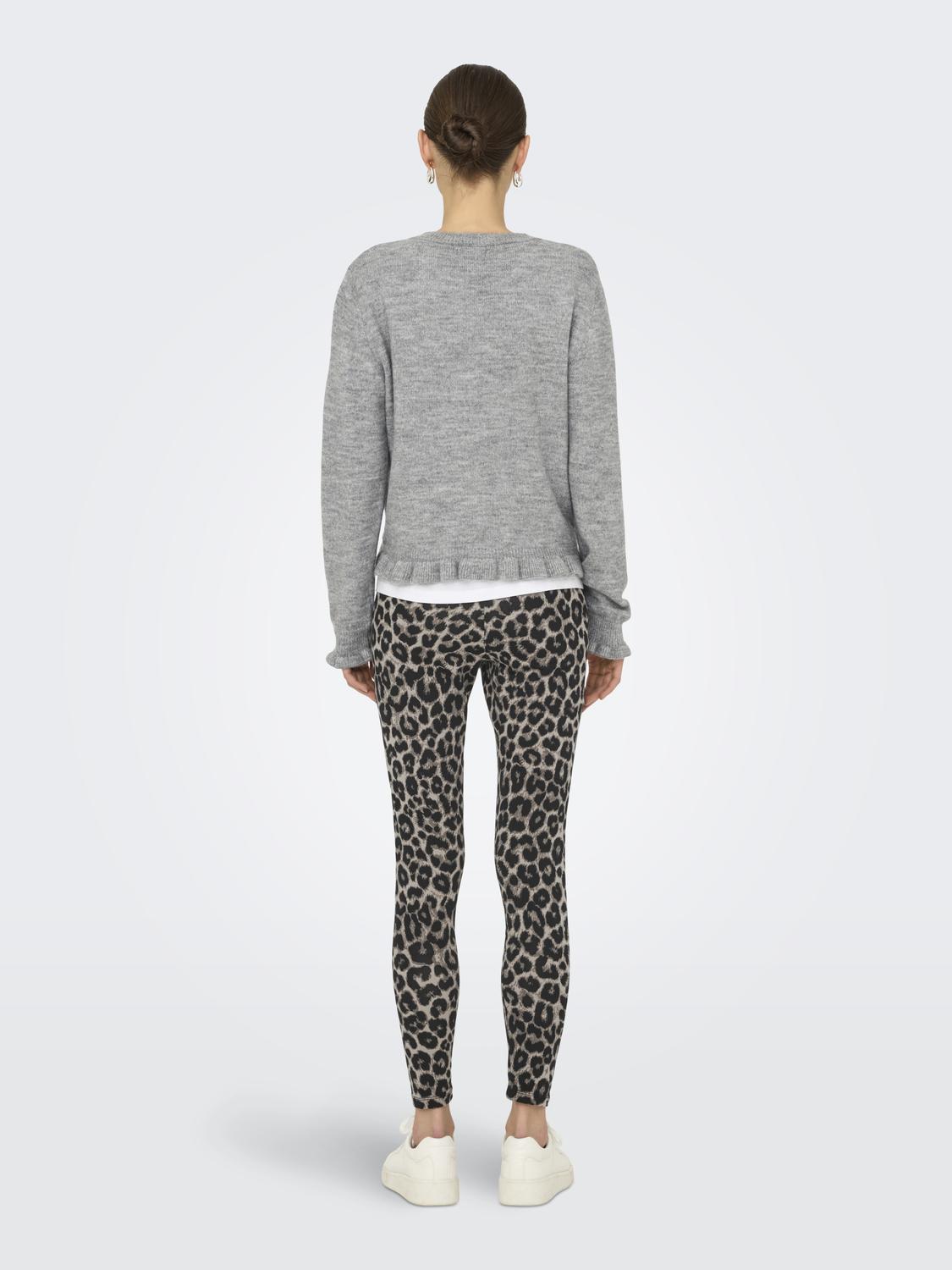 JDYLETTY L/S ON FRILL CARDIGAN KNT NOOS - 2