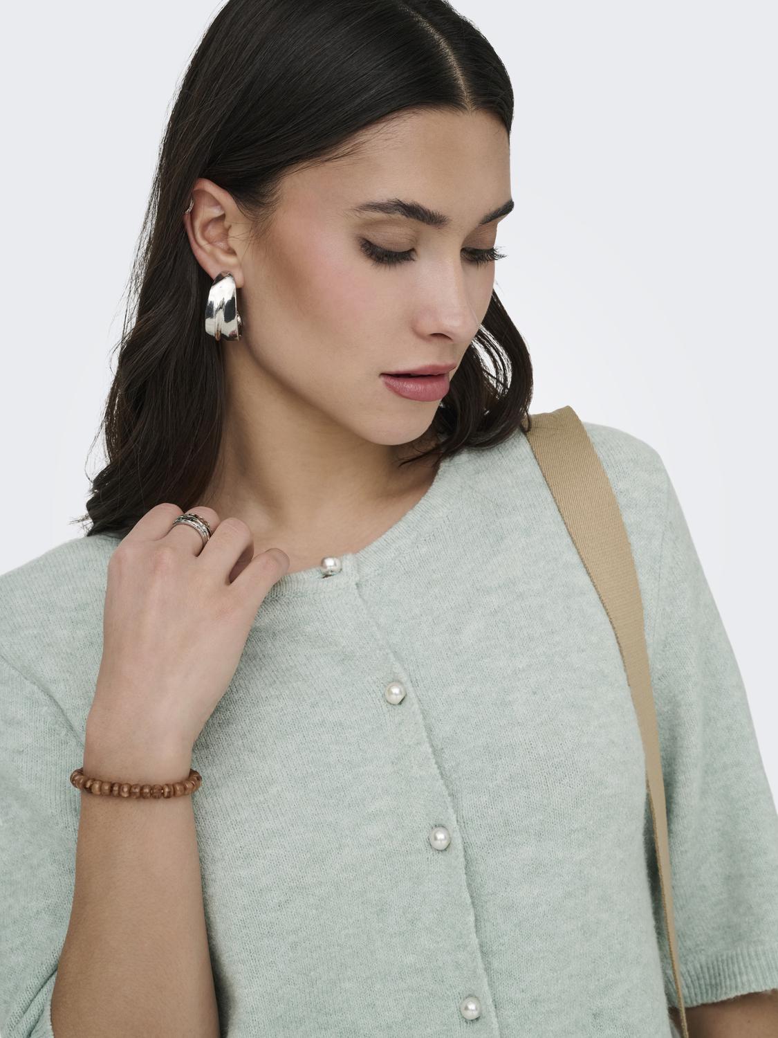 JDYRUE LIFE 2/4 PEARL CARDIGAN KNT NOOS - 4