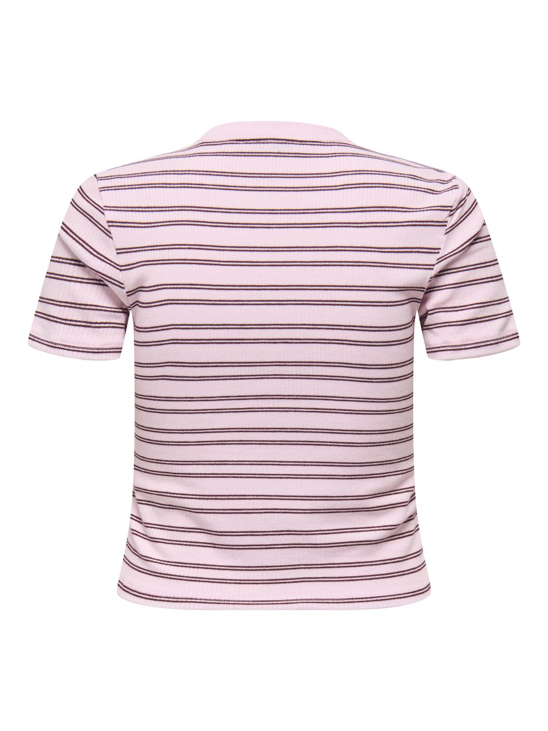 ONLLUPE Top met O-hals en korte mouwen en slim fit voor je lentegarderobe - 7