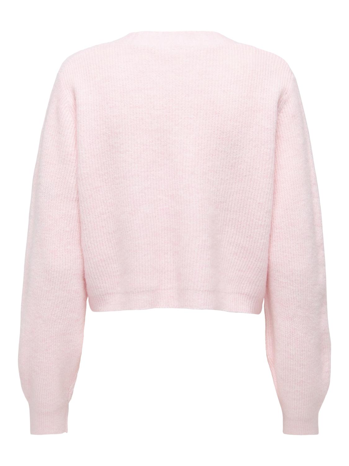 STUANNA Feminin strikket cardigan med V-hals og lange ermer - 2