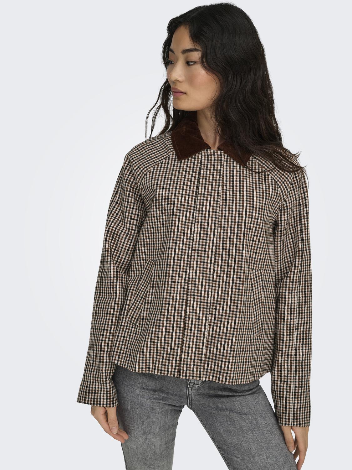 ONLMANILLA CHECK JACKET OTW - 4
