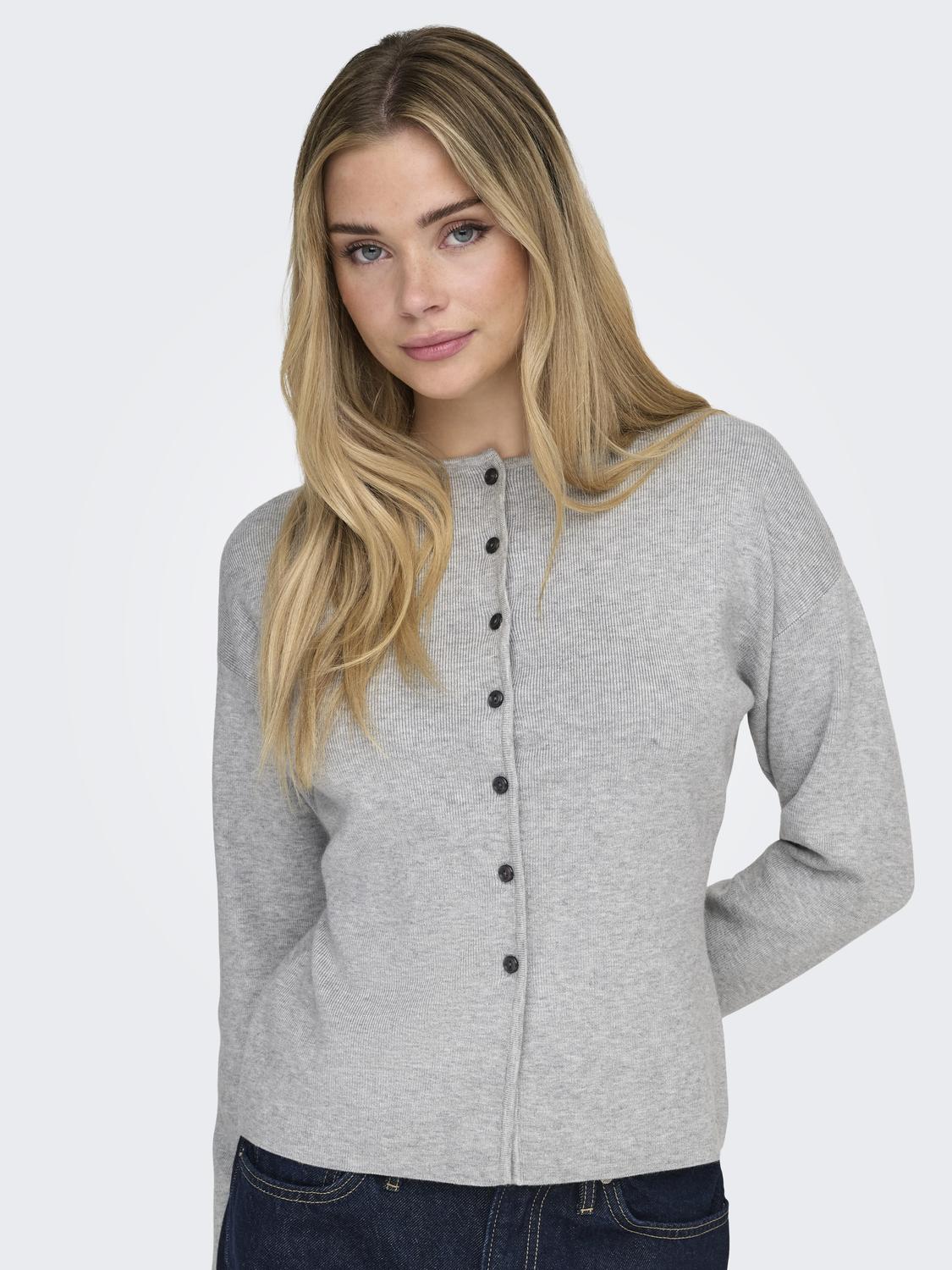 ONLLUCY LS O-NECK CARDIGAN KNT NOOS - 4