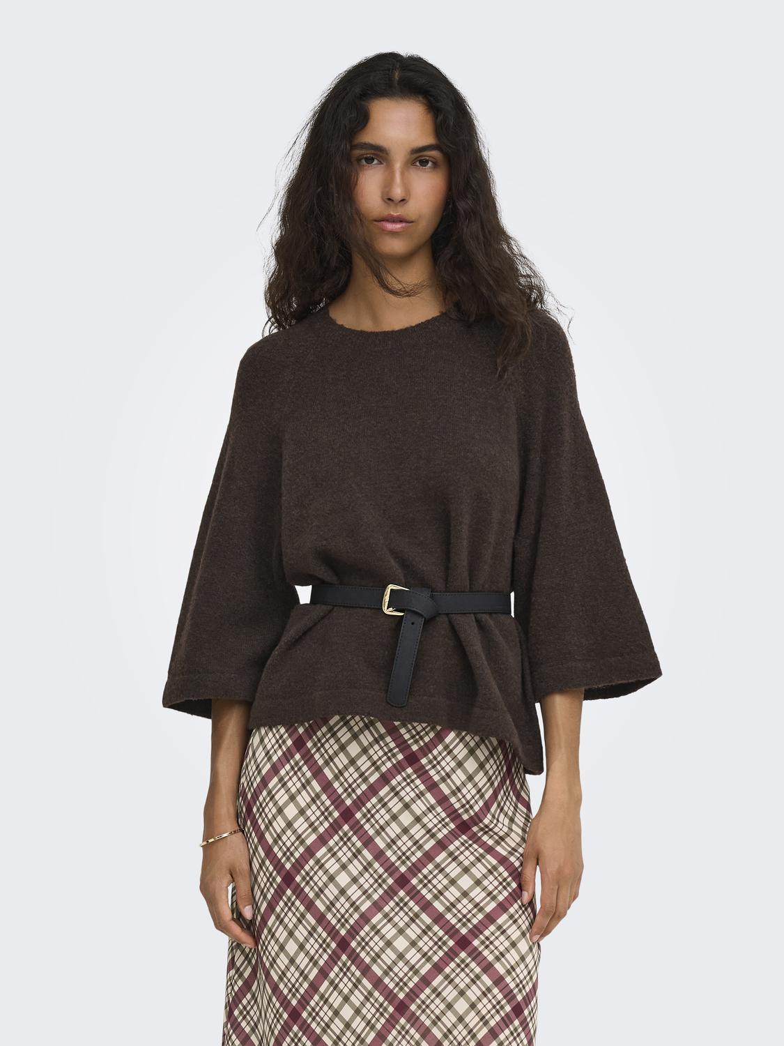 ONLSIMONI 3/4 PULLOVER KNT NOOS