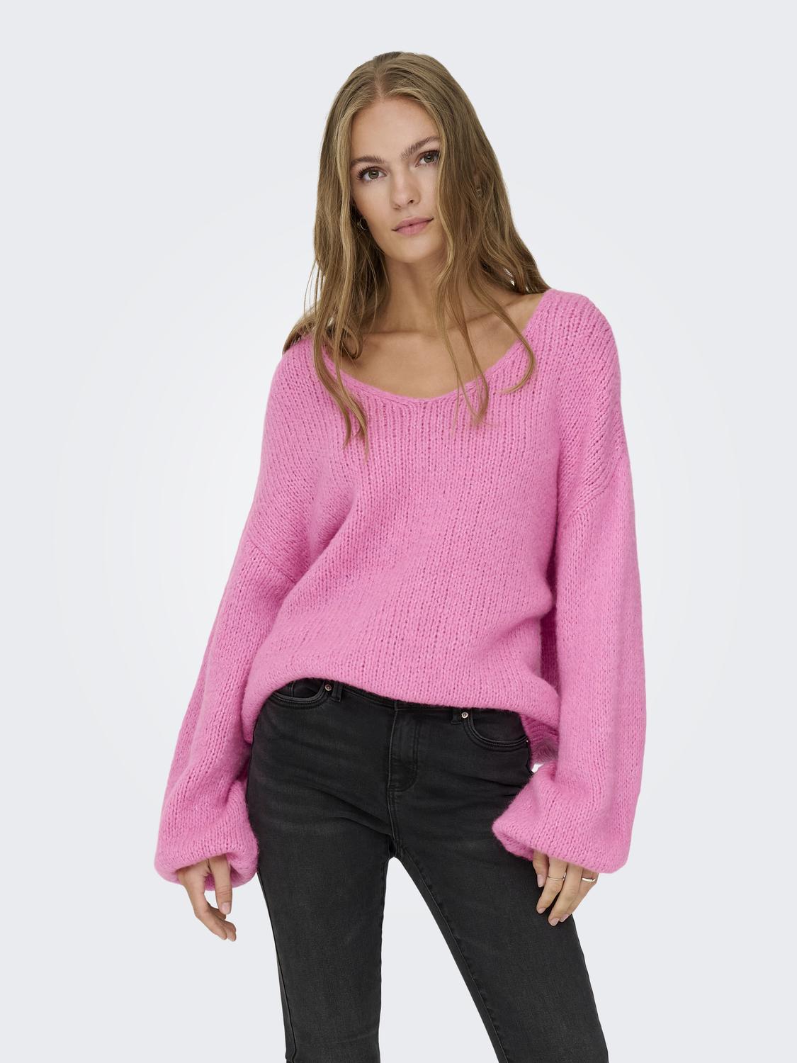 JDYDINEA L/S REVERSIBLE PULLOV. KNT NOOS