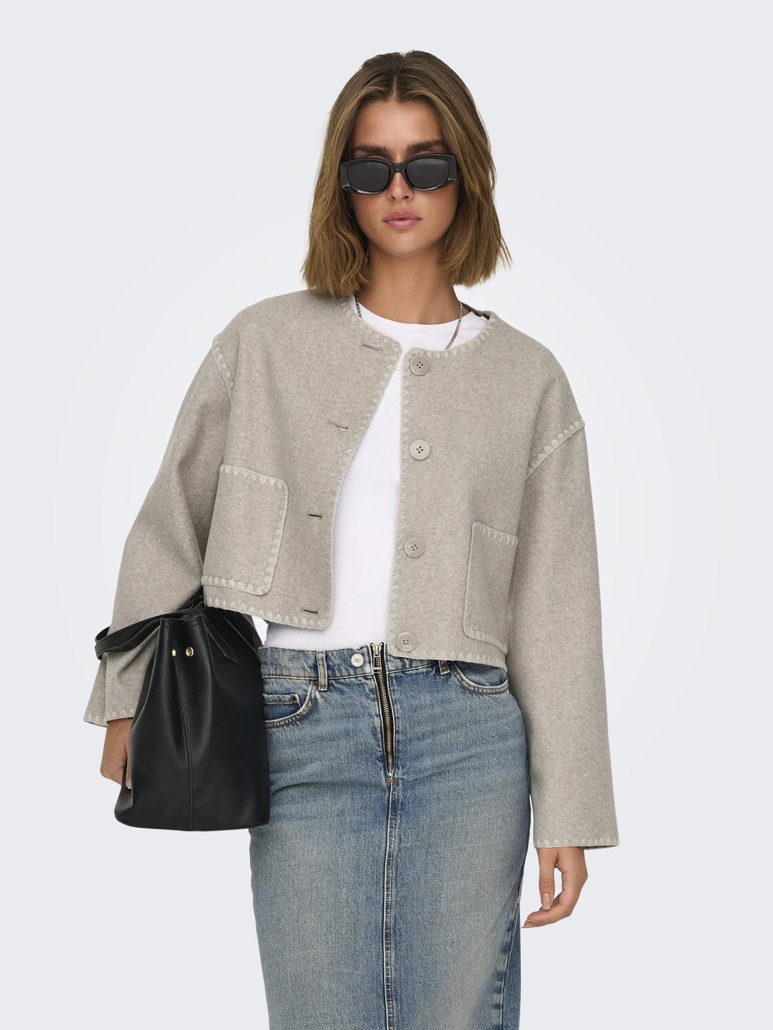ONLELBA SCALLOP EDGE JACKET OTW
