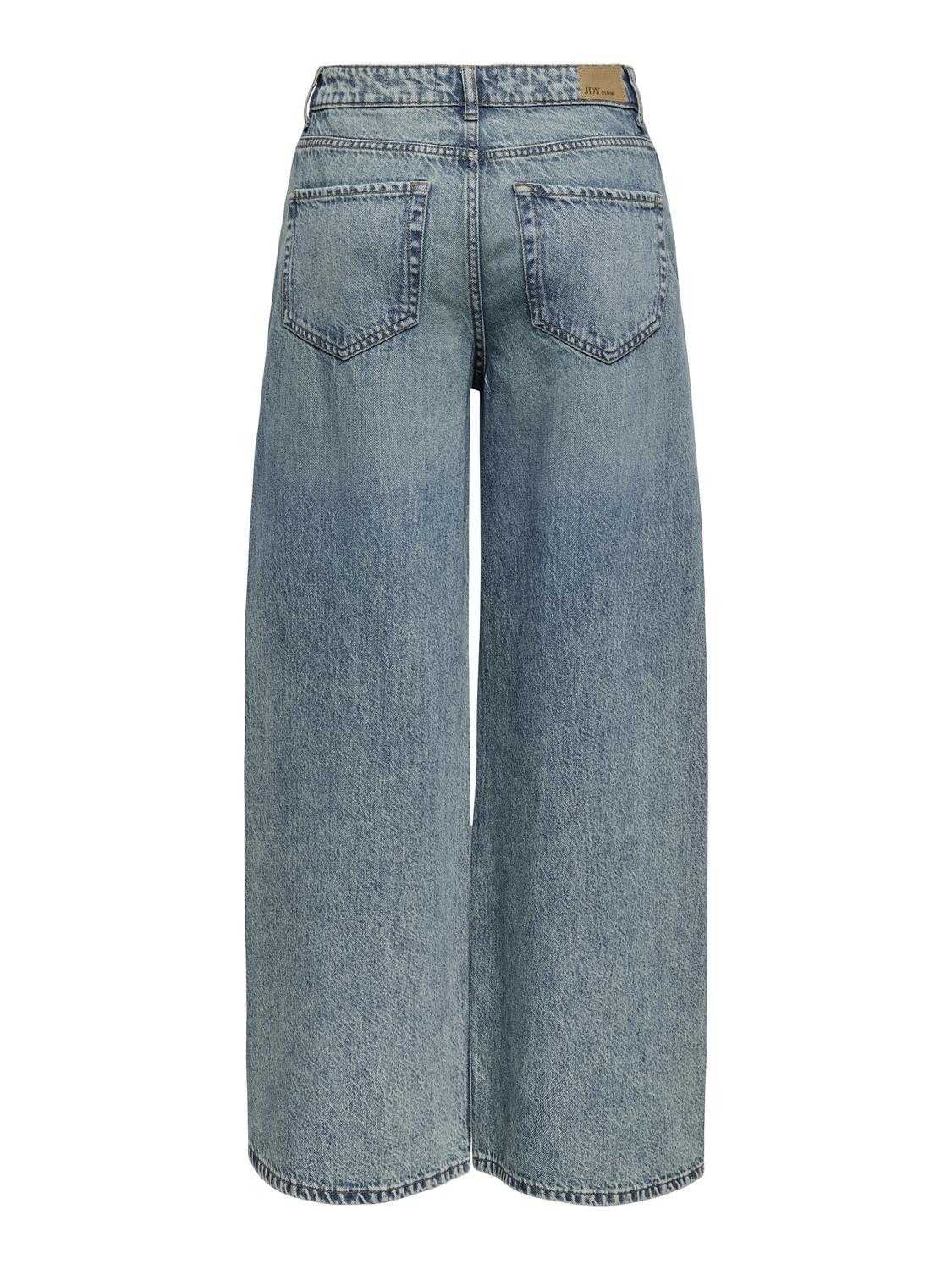 JDYCARINA HW ASYMMETRIC WIDE JEANS DNM - 8