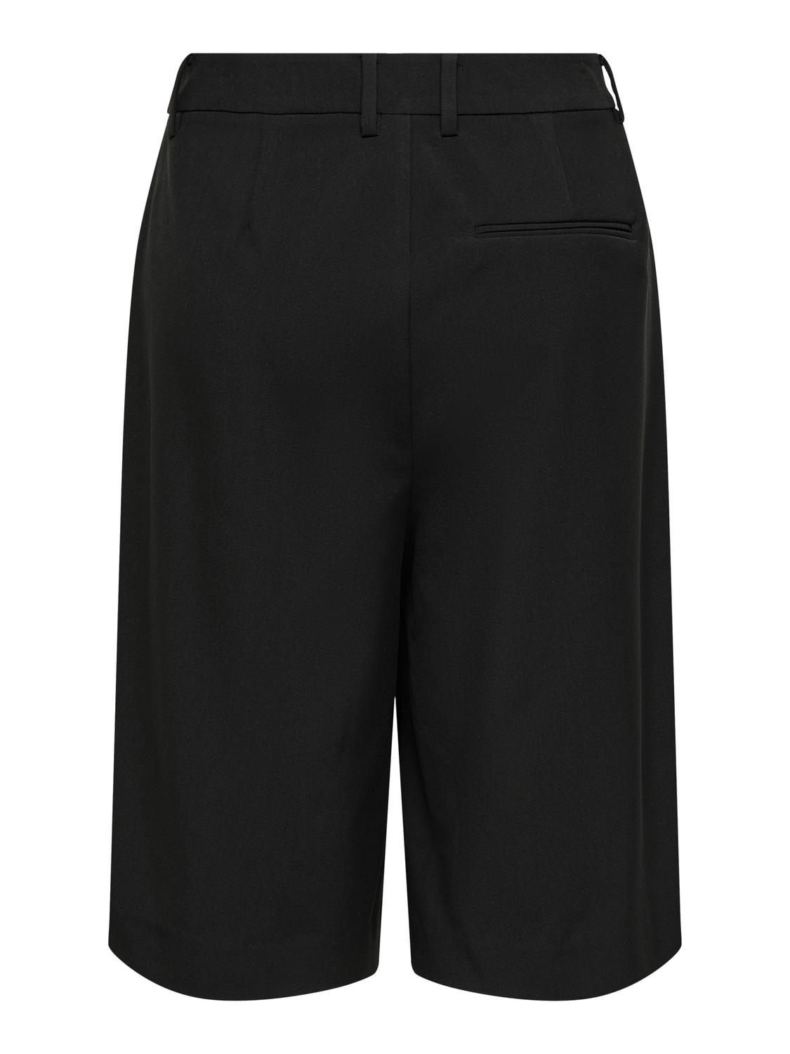 STUNELLIE Bermudashorts med hægtelukning og høj talje - 2