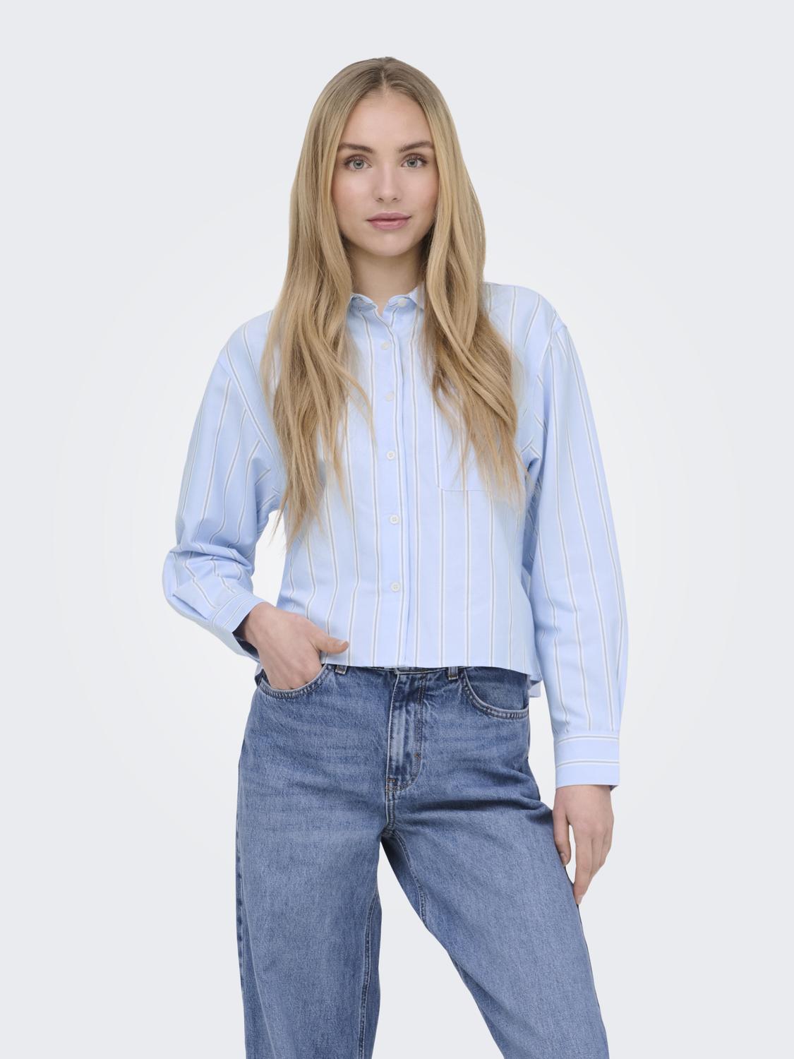 ONLELOWEN LS STRIPE SHIRT WVN EX