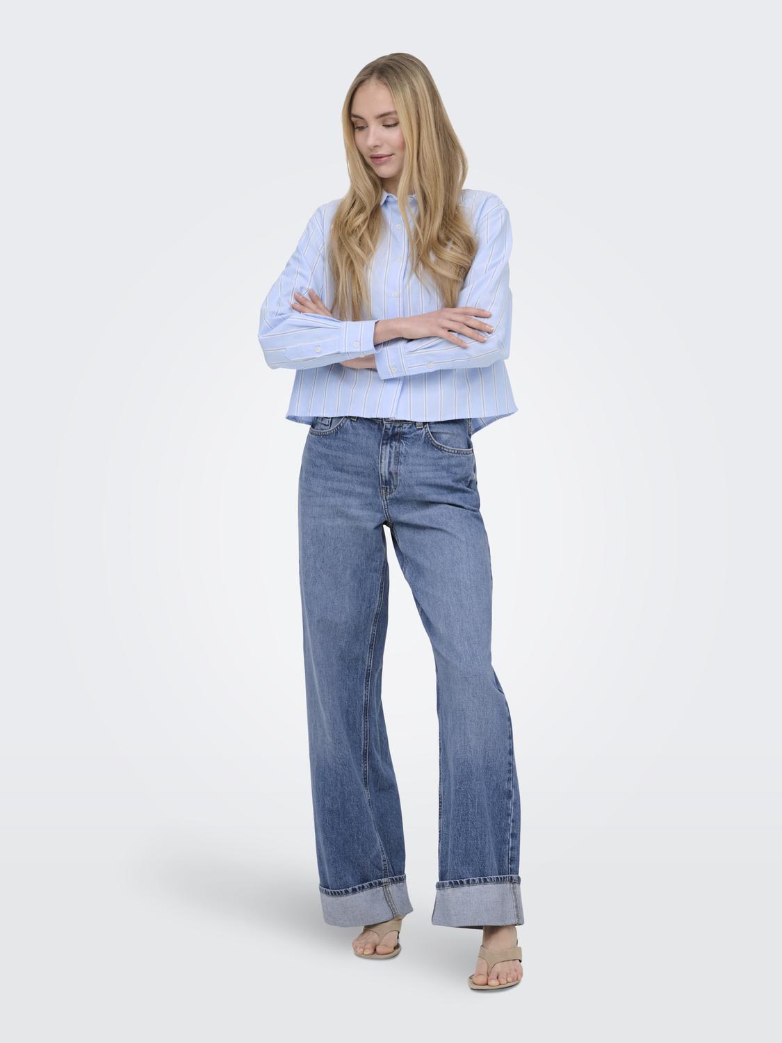 ONLELOWEN LS STRIPE SHIRT WVN EX - 6