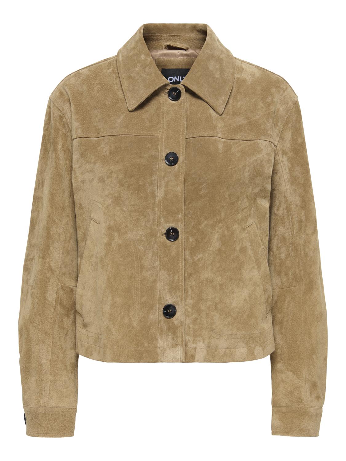 ONLLEA REAL SUEDE JACKET OTW