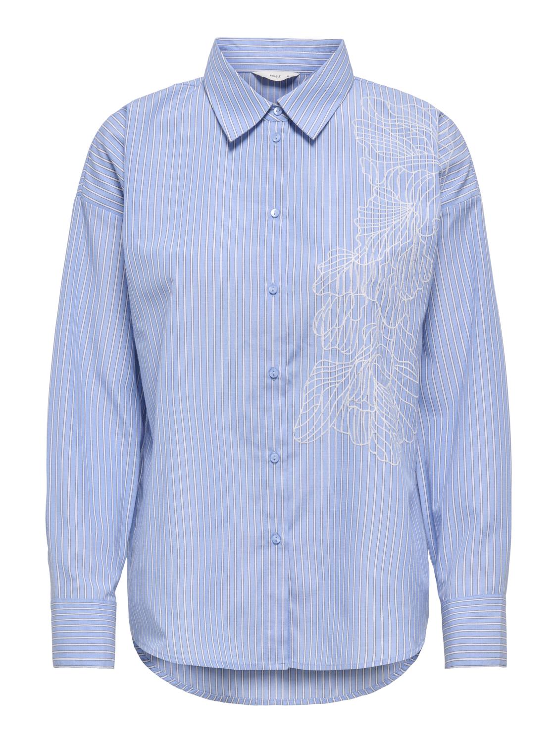 PGNAOMI L/S EMB SHIRT WVN