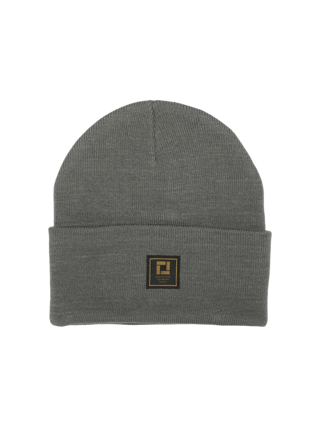 ONSISAAC FLAT KNIT LOGO BEANIE NOOS