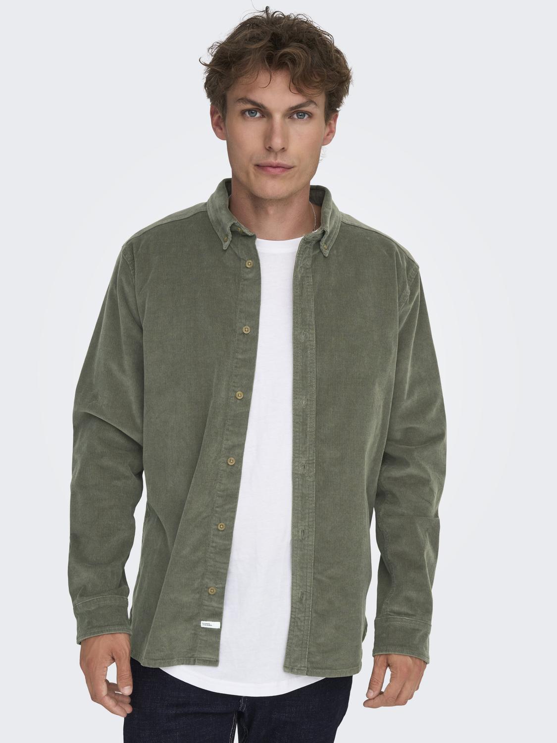 ONSMICHAEL 18W REG CORD STRETCH LS NOOS - 5