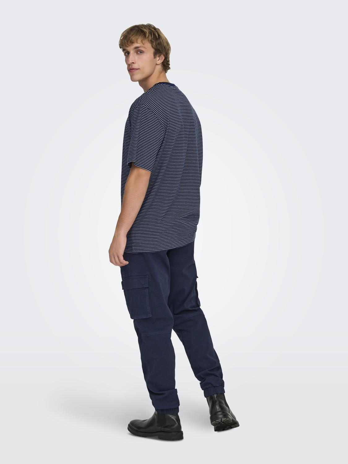 ONSFRED LIFE RLX SS STRIPE TEE NOOS - 2