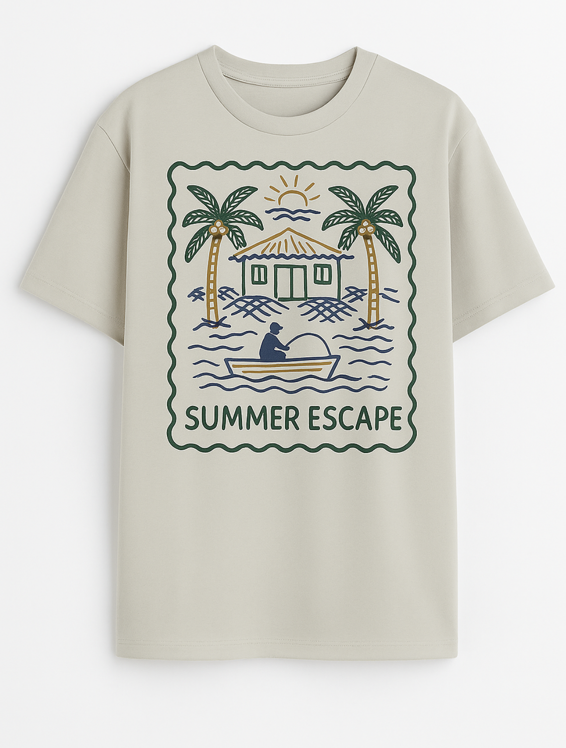 ONSCASPIAN AIRFLEX REG SS PRINT TEE